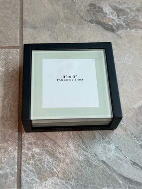 Glass Photo Coaster Set of 4